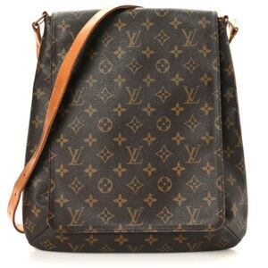Authentic Louis Vuitton Musette Salsa Shoulder Bag Tote Handbag Purse